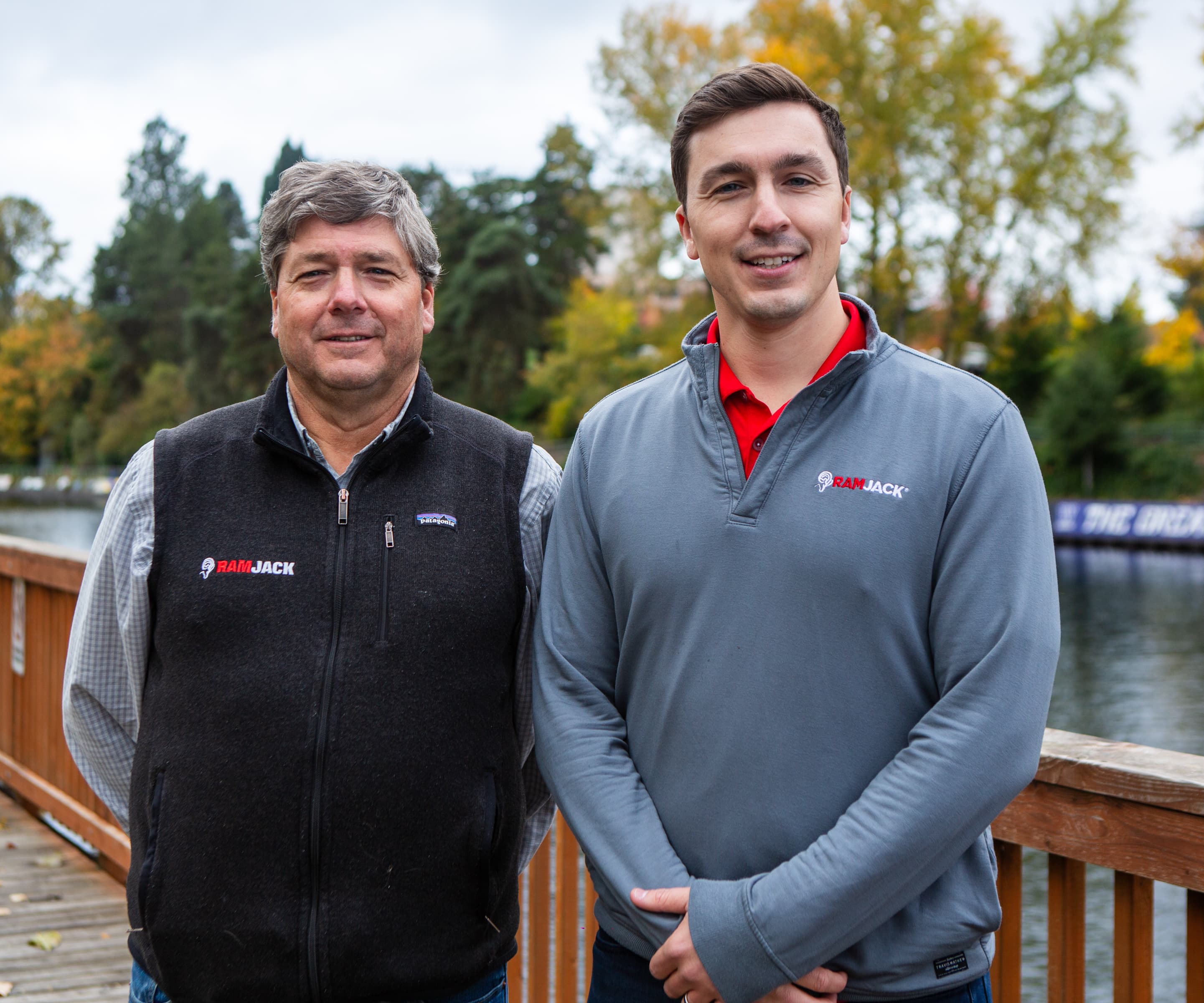 Founder Ken Marquardt and Head of Operations Tyler Marquardt in Eugene, Oregon