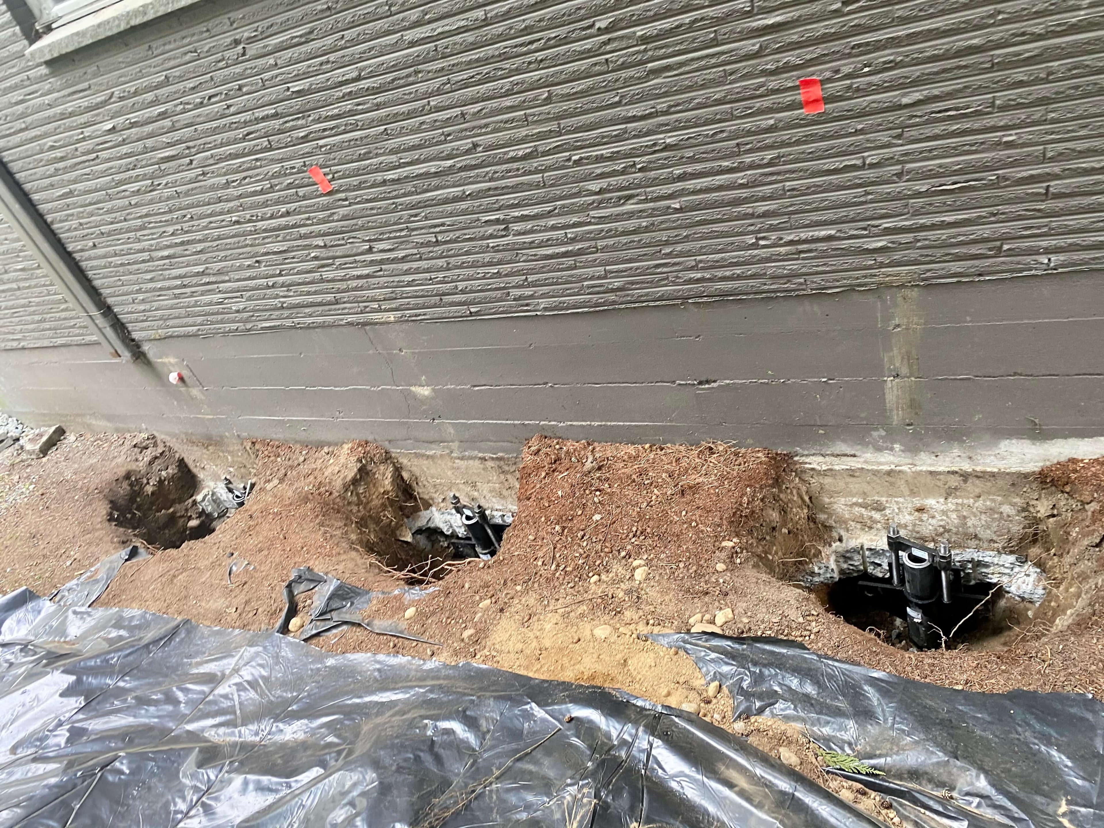 62-Year-Old Seattle Home Recovery, Seattle, WA — driven piles, 24 piles