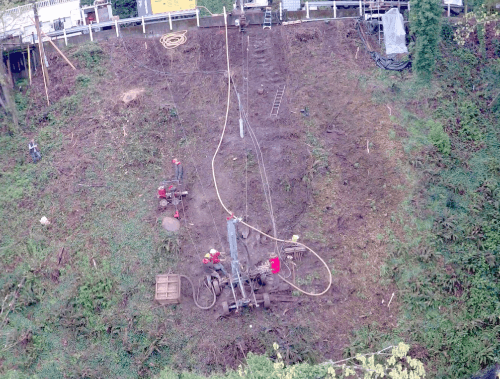 Portland Hillside New Construction, Portland, OR — micropiles, commercial