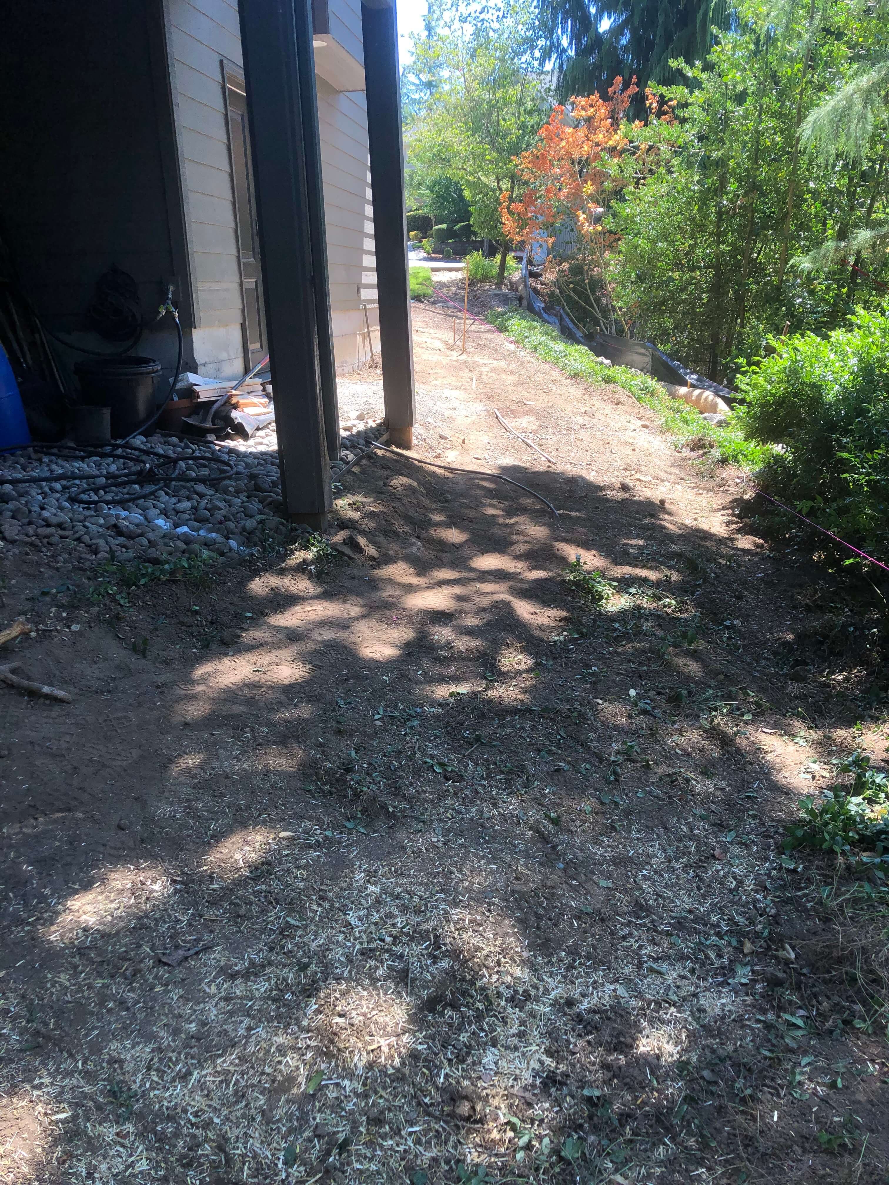 Vancouver Home Retaining Wall, Vancouver, WA — retaining wall, residential